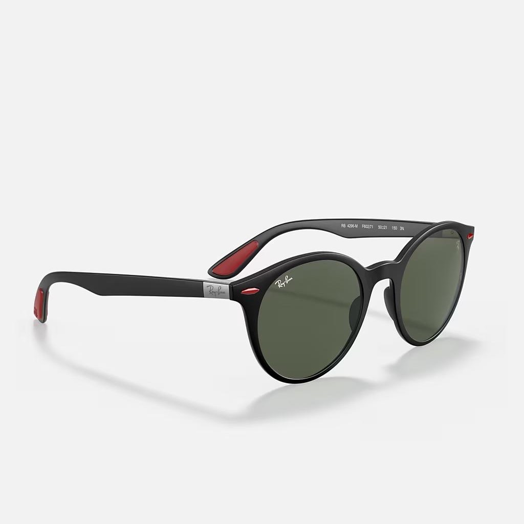 Kính Ray-Ban Rb4296M Scuderia Ferrari Collection Đen Nhám Xanh Lá