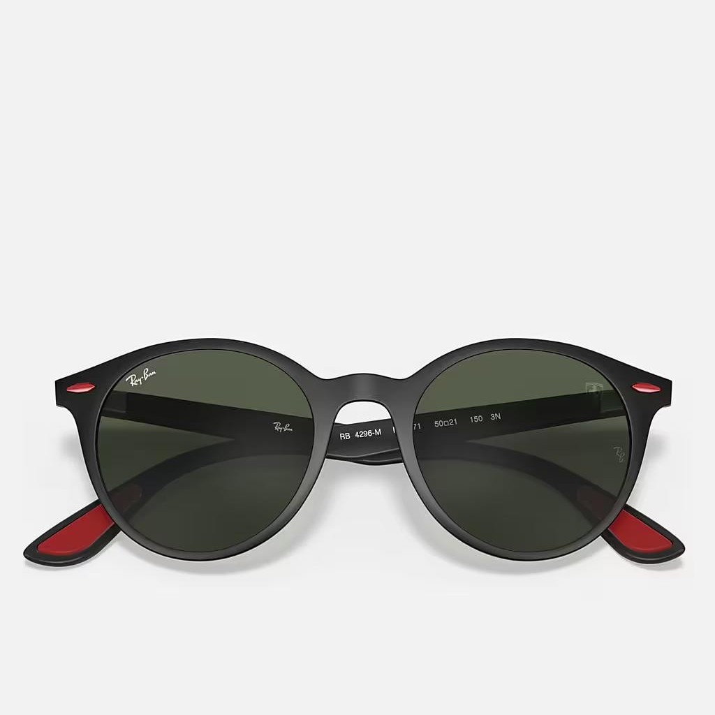 Kính Ray-Ban Rb4296M Scuderia Ferrari Collection Đen Nhám Xanh Lá