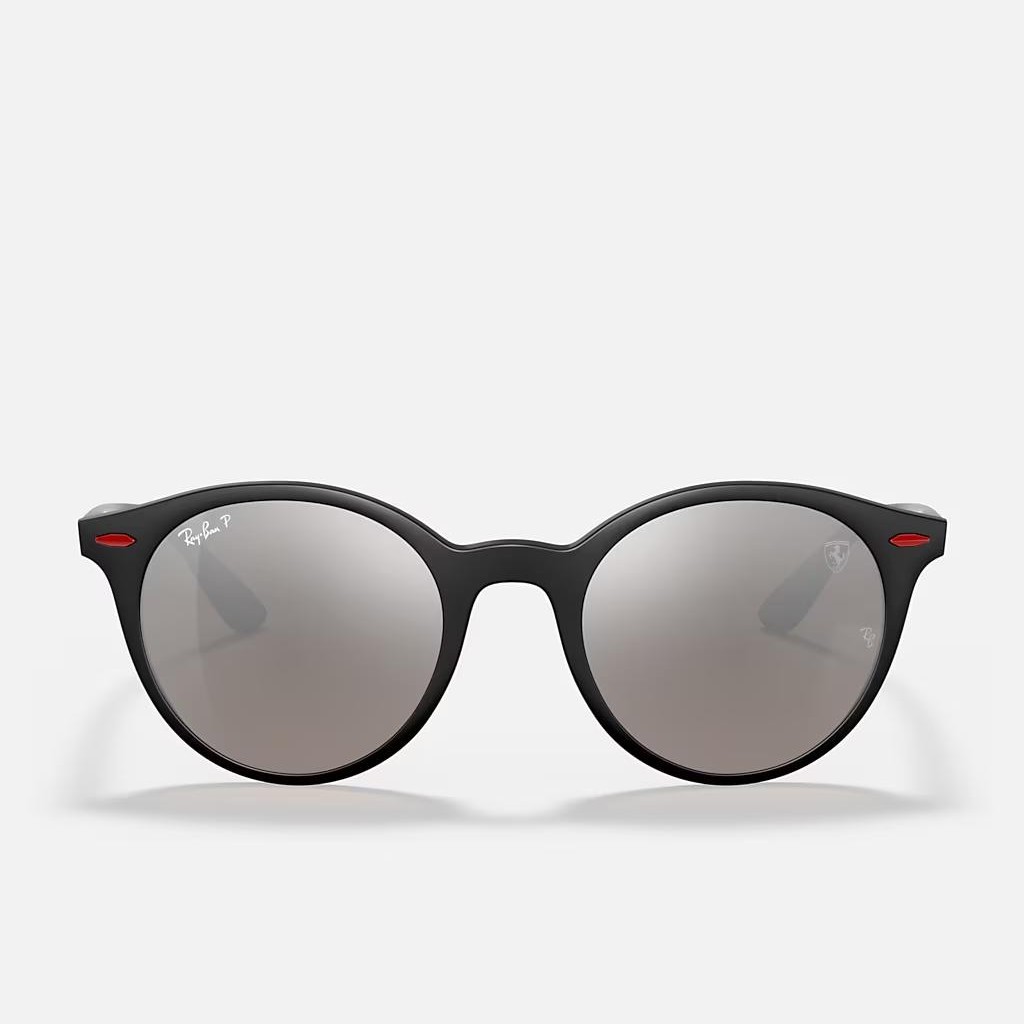 Kính Ray-Ban Rb4296M Scuderia Ferrari Collection Đen Nhám Bạc