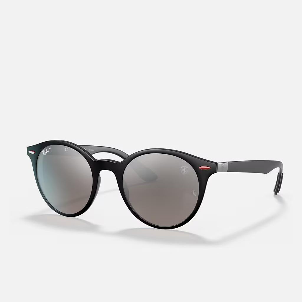 Kính Ray-Ban Rb4296M Scuderia Ferrari Collection Đen Nhám Bạc