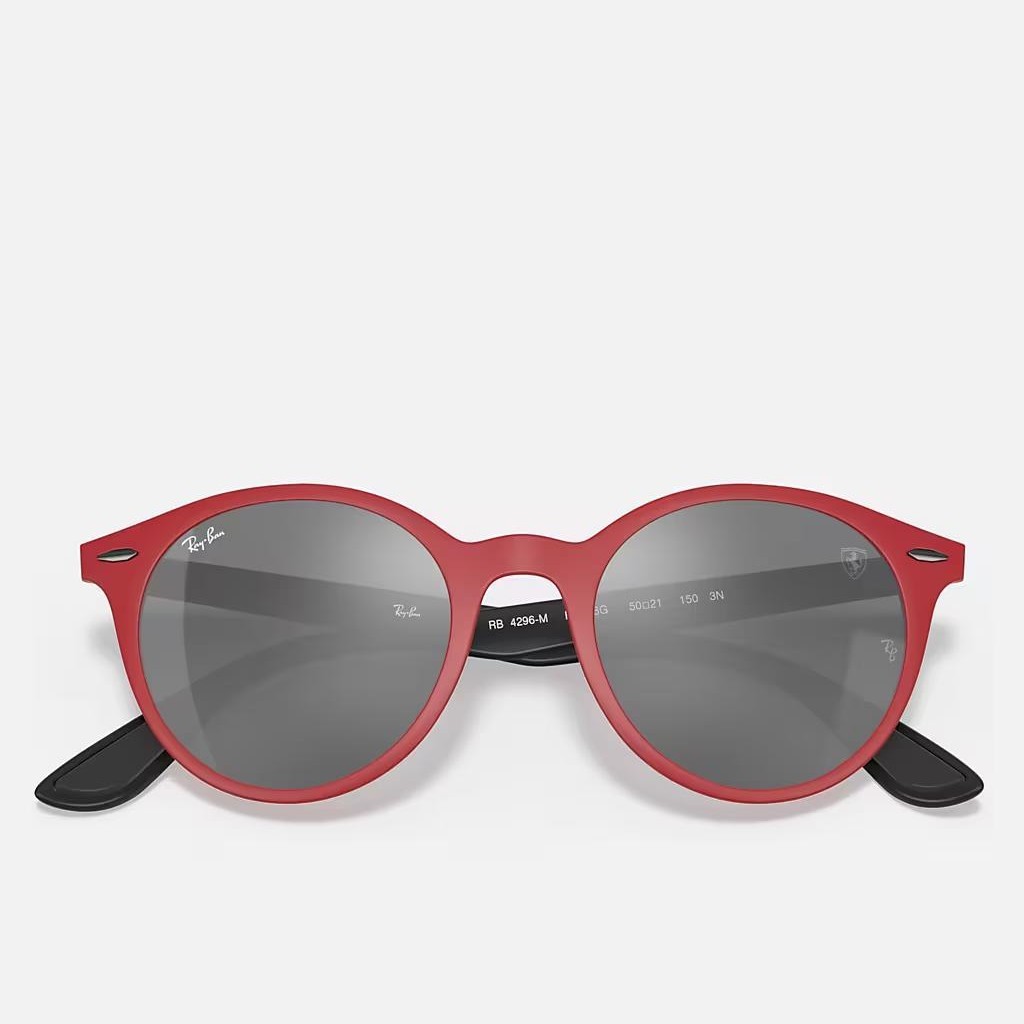 Kính Ray-Ban Rb4296M Scuderia Ferrari Collection Đỏ Nhám Xám