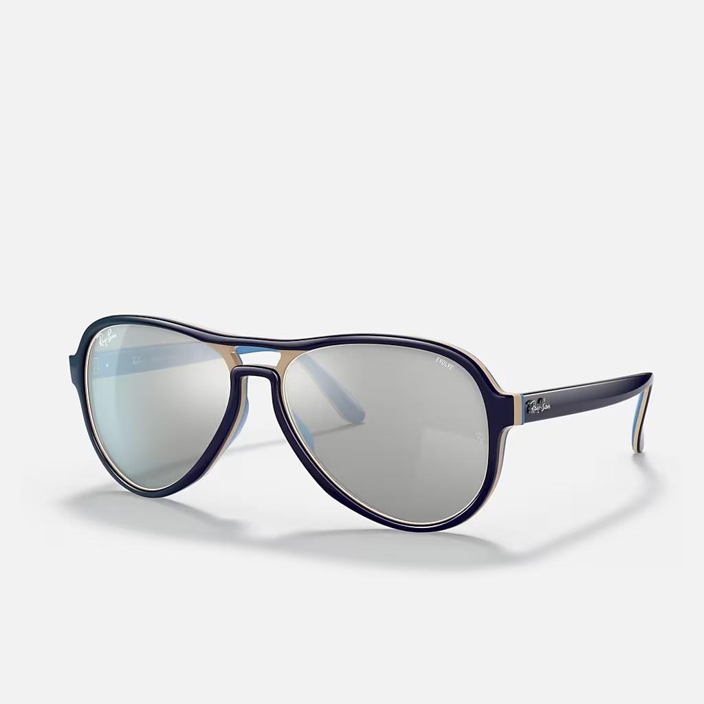 Kính Ray-Ban Vagabond Mirror Evolve Xanh Dương