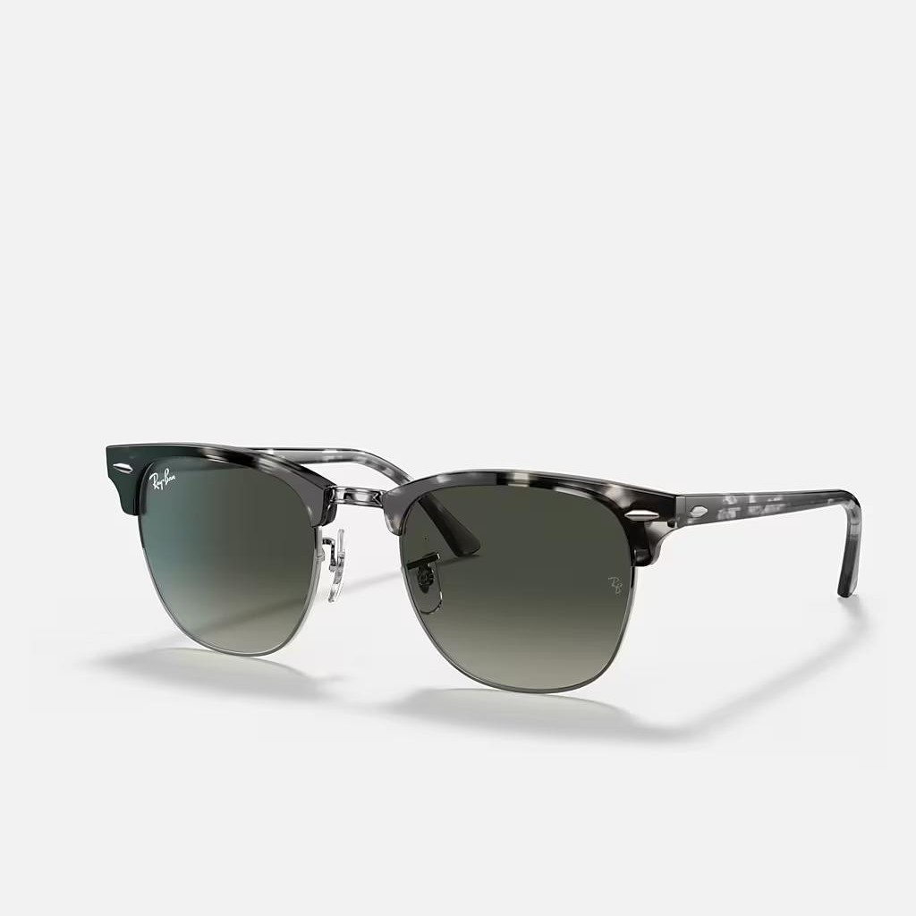 Kính Ray-Ban Clubmaster Fleck Xám Sáng