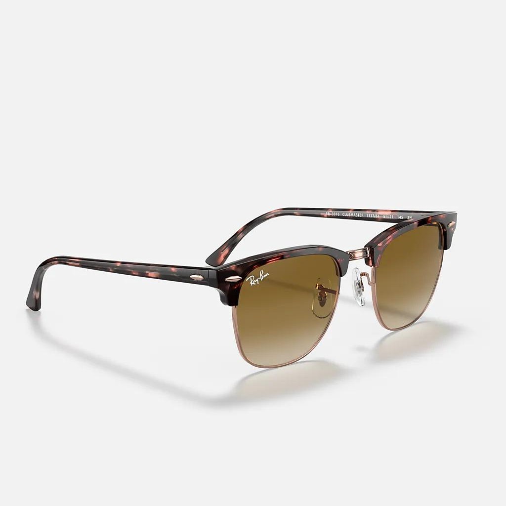 Kính Ray-Ban Clubmaster Fleck Nâu Sáng