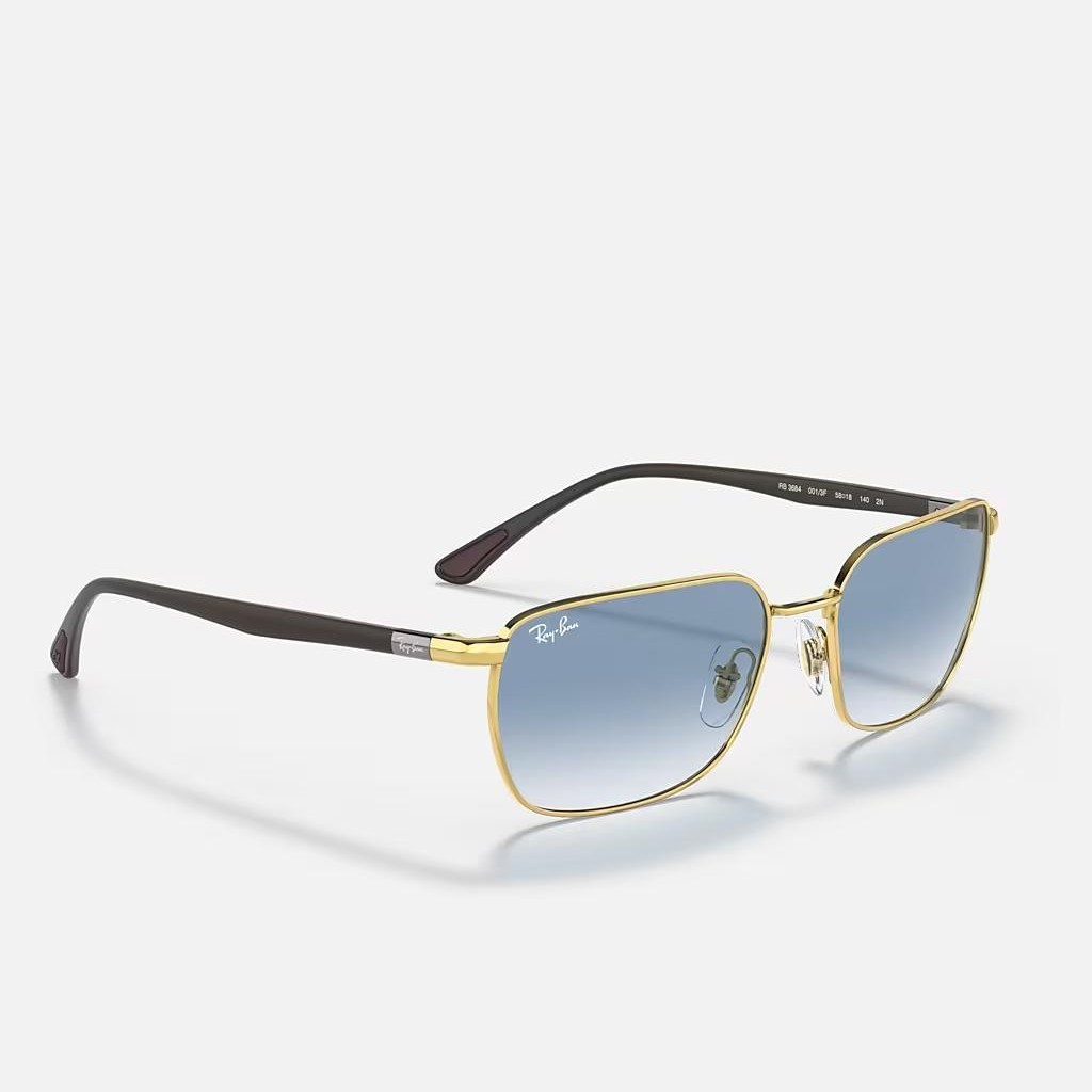 Kính Ray-Ban Rb3684 Vàng Xanh Dương Sáng