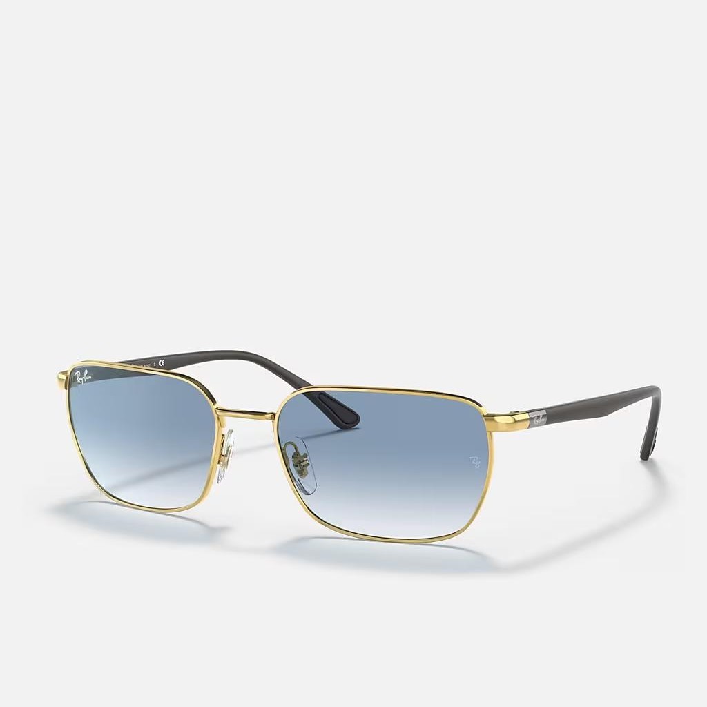 Kính Ray-Ban Rb3684 Vàng Xanh Dương Sáng