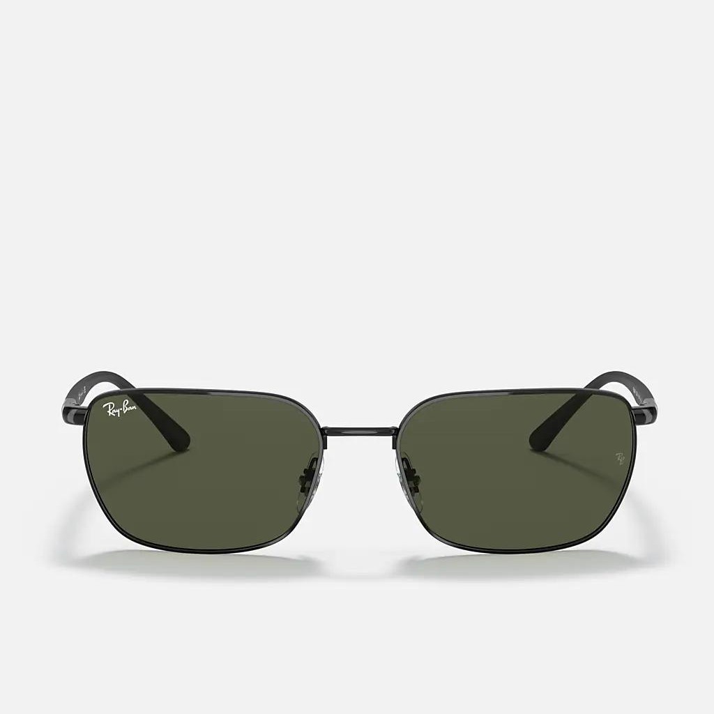 Kính Ray-Ban Rb3684 Đen Xanh Lá