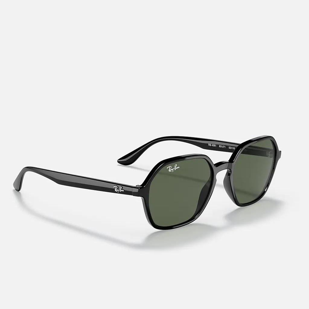 Kính Ray-Ban Rb4361 Đen Xanh Lá