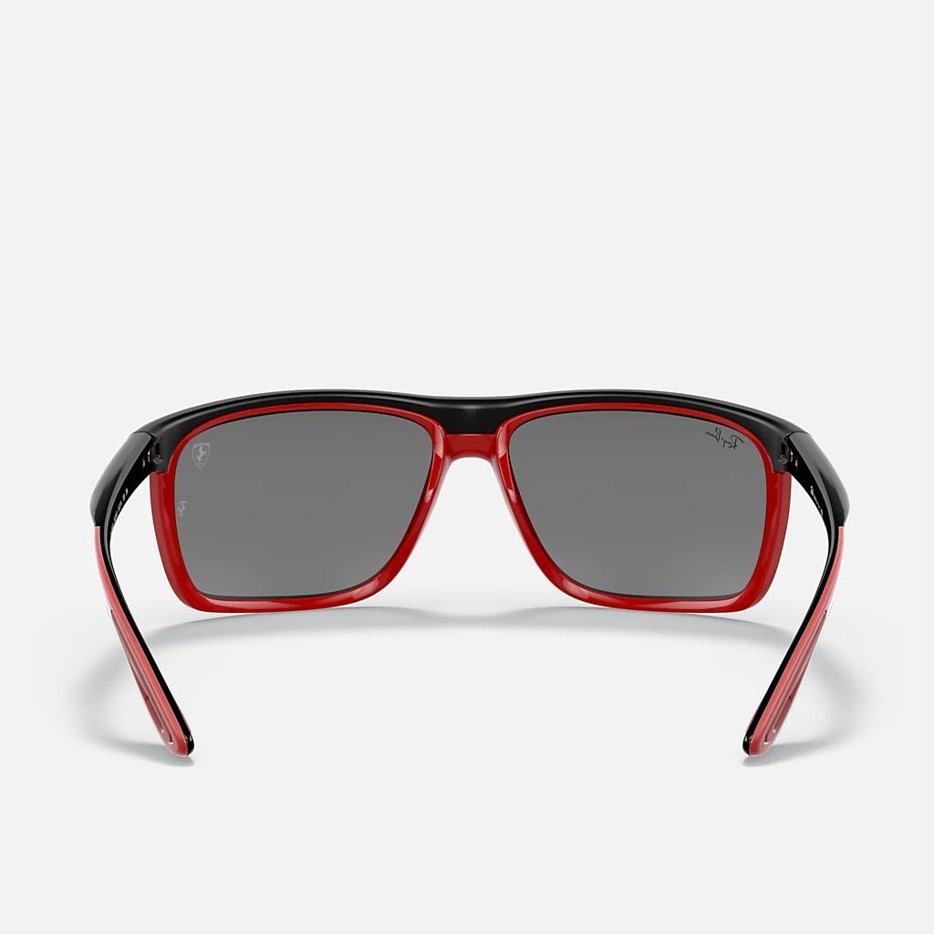 Kính Ray-Ban Rb4363M Scuderia Ferrari Collection Đen Nhám Xám