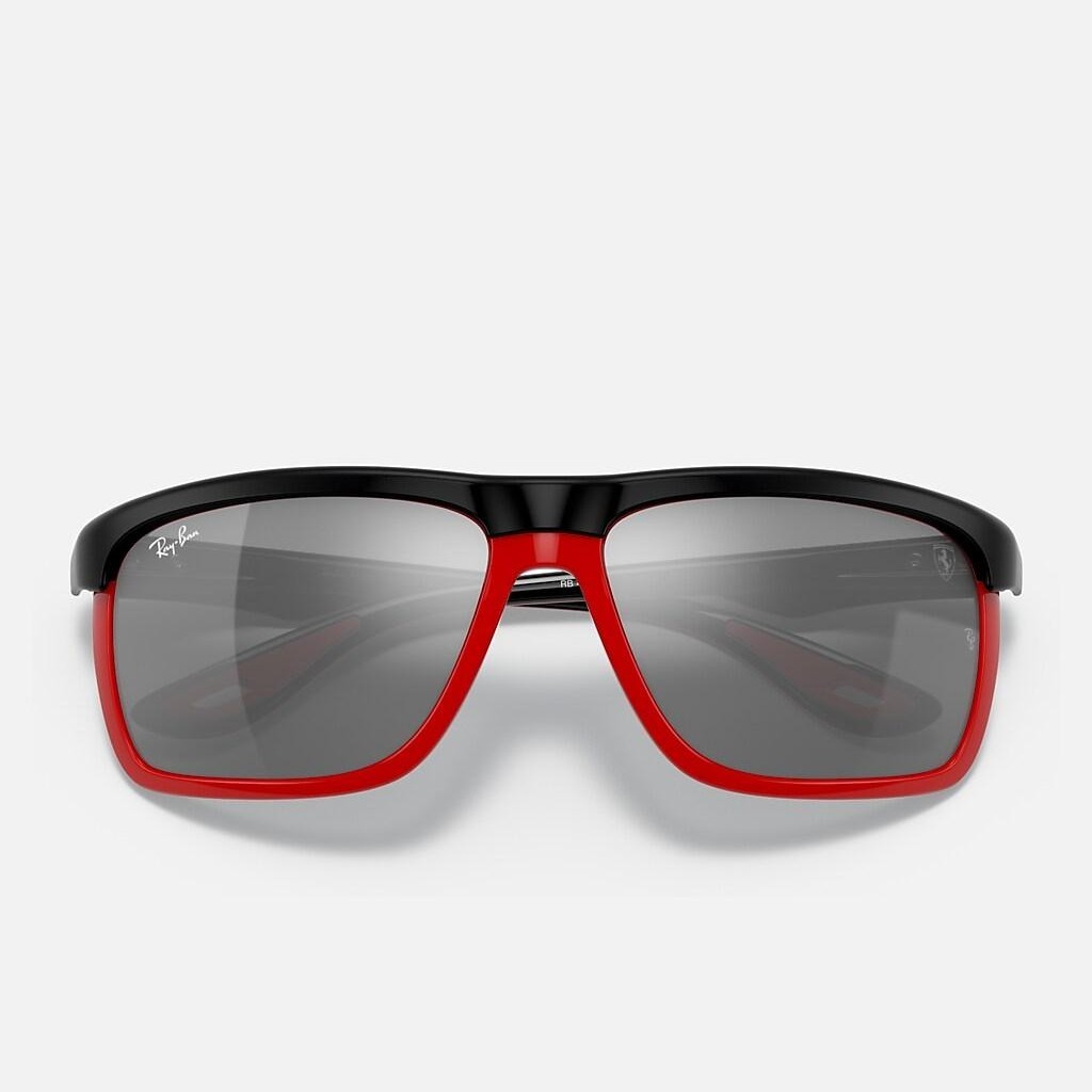 Kính Ray-Ban Rb4363M Scuderia Ferrari Collection Đen Nhám Xám