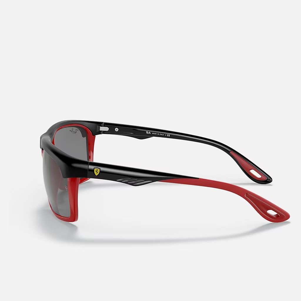 Kính Ray-Ban Rb4363M Scuderia Ferrari Collection Đen Nhám Xám