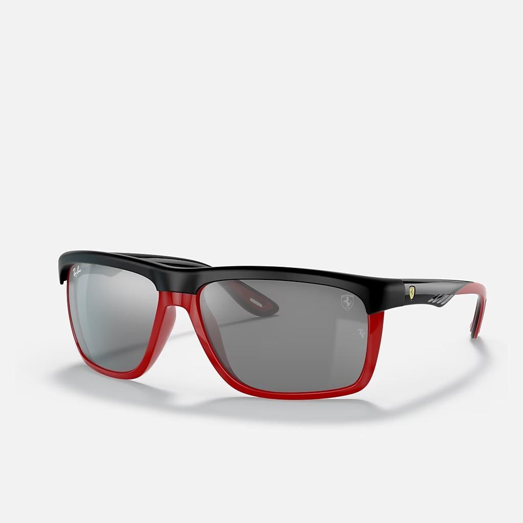 Kính Ray-Ban Rb4363M Scuderia Ferrari Collection Đen Nhám Xám