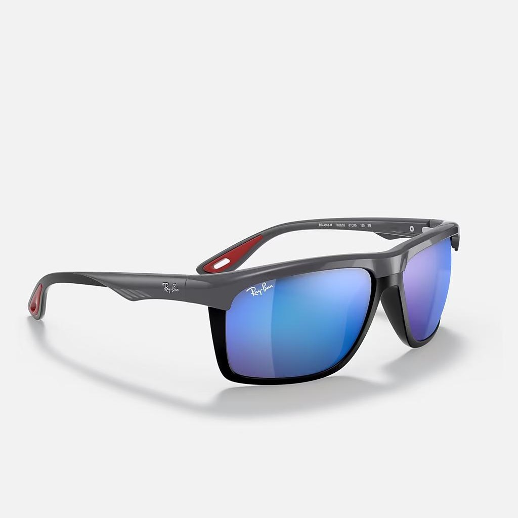 Kính Ray-Ban Rb4363M Scuderia Ferrari Collection Xám Xanh Dương