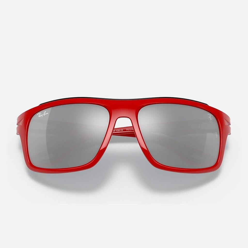 Kính Ray-Ban Rb4364M Scuderia Ferrari Collection Đỏ Xám