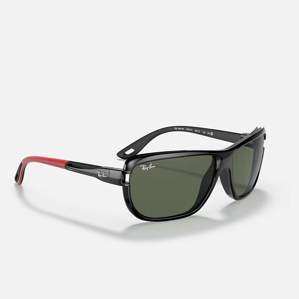 Kính Ray-Ban Rb4365M Scuderia Ferrari Collection Đen Xanh Lá