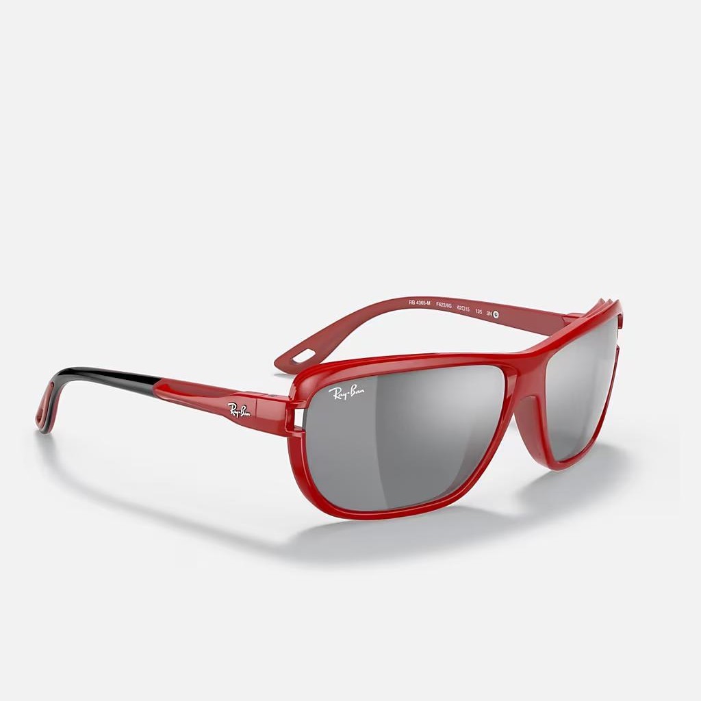 Kính Ray-Ban Rb4365M Scuderia Ferrari Collection Đỏ Xám