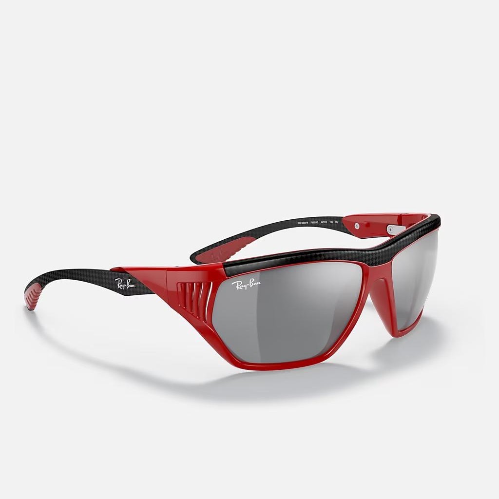 Kính Ray-Ban Rb8359M Scuderia Ferrari Collection Đỏ Xám