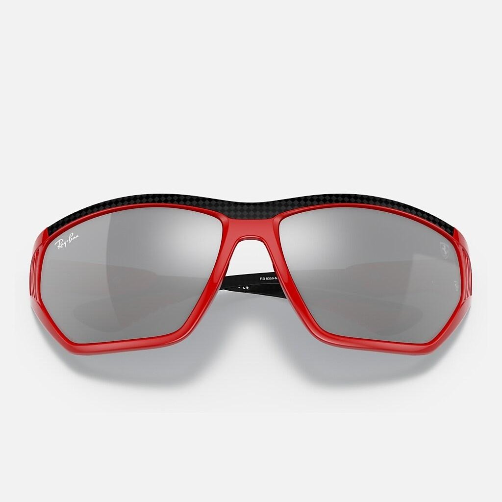 Kính Ray-Ban Rb8359M Scuderia Ferrari Collection Đỏ Xám