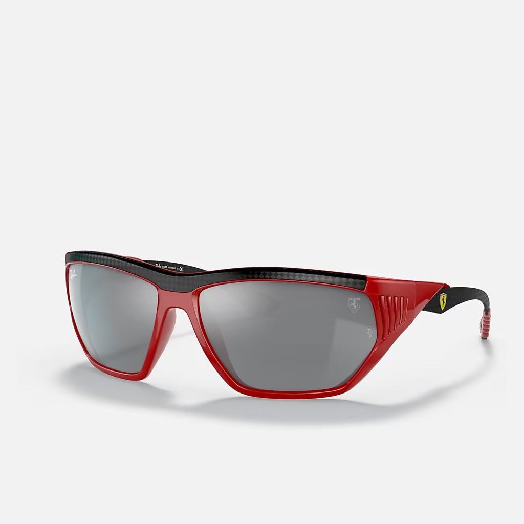 Kính Ray-Ban Rb8359M Scuderia Ferrari Collection Đỏ Xám