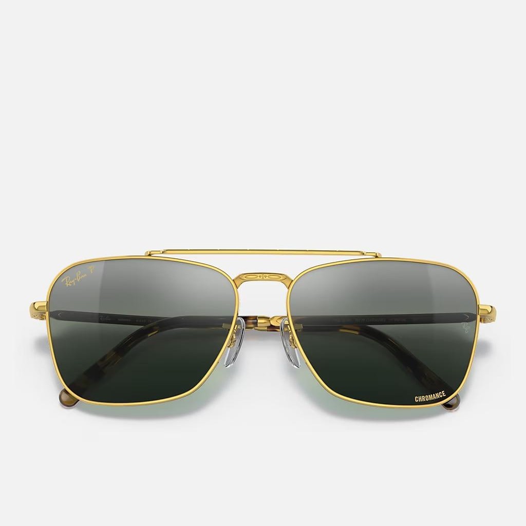 Kính Ray-Ban New Caravan Vàng Xanh Dương