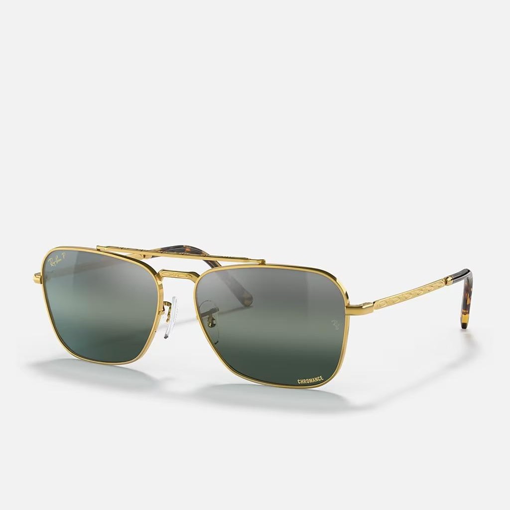 Kính Ray-Ban New Caravan Vàng Xanh Dương