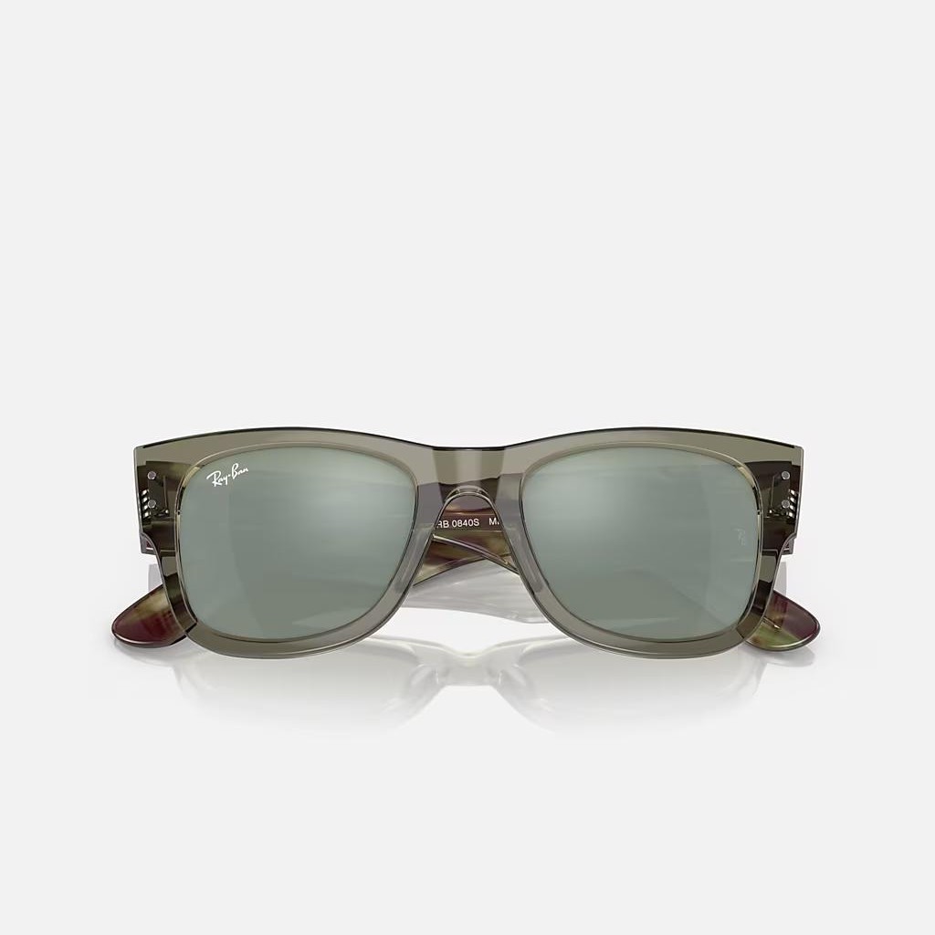 Kính Ray-Ban Mega Wayfarer Xanh Lá Bạc