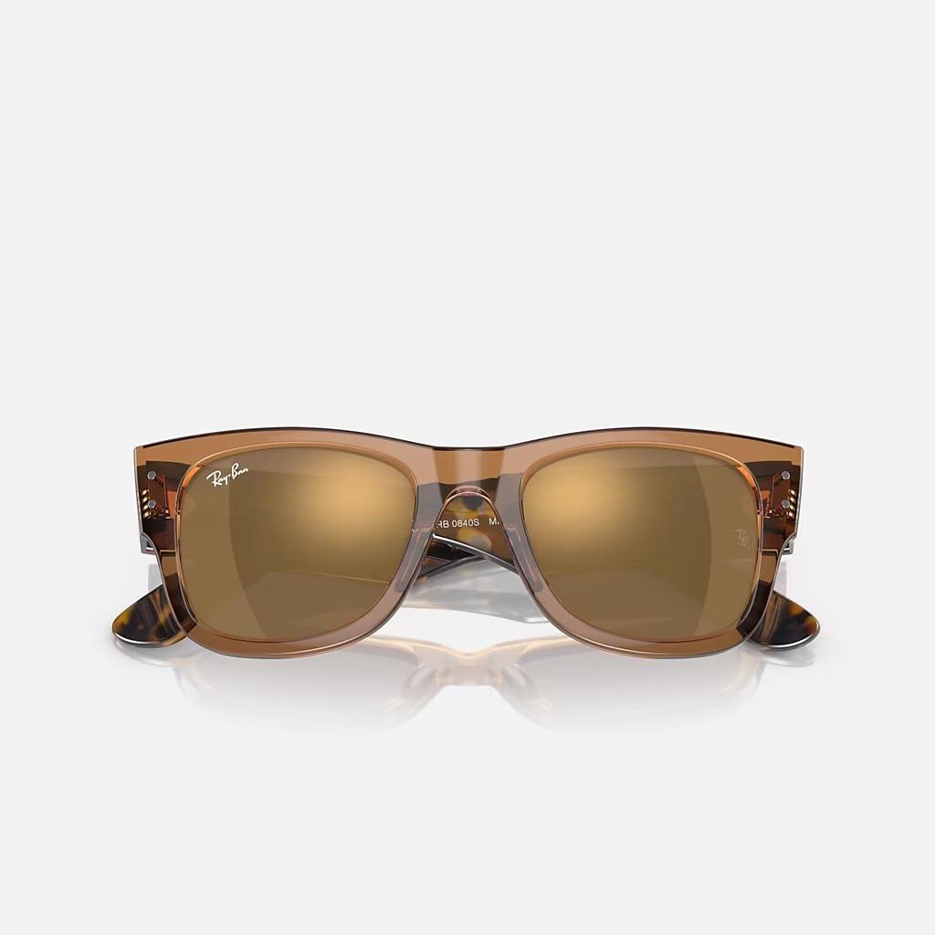 Kính Ray-Ban Mega Wayfarer Nâu Vàng