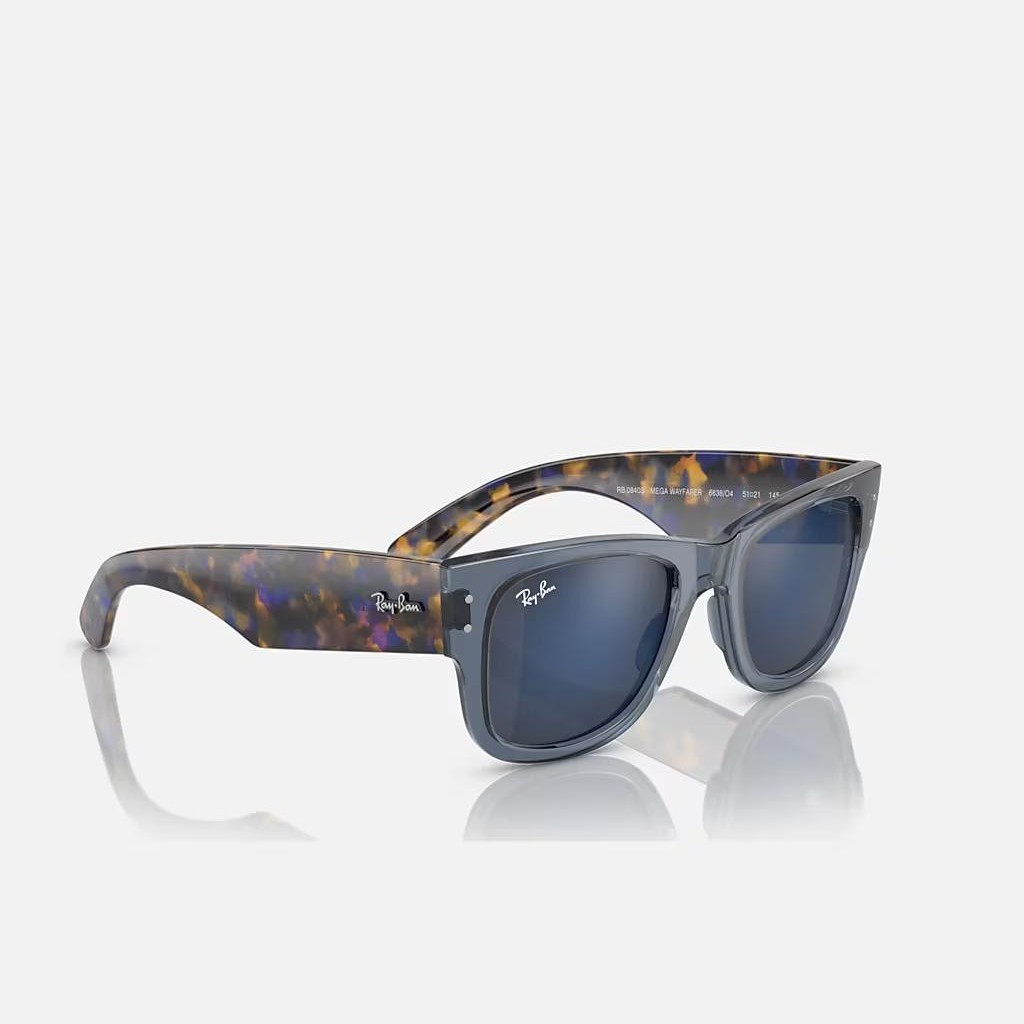 Kính Ray-Ban Mega Wayfarer Xanh Dương