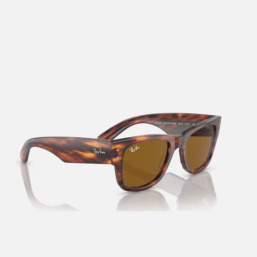 Kính Ray-Ban Mega Wayfarer Nâu