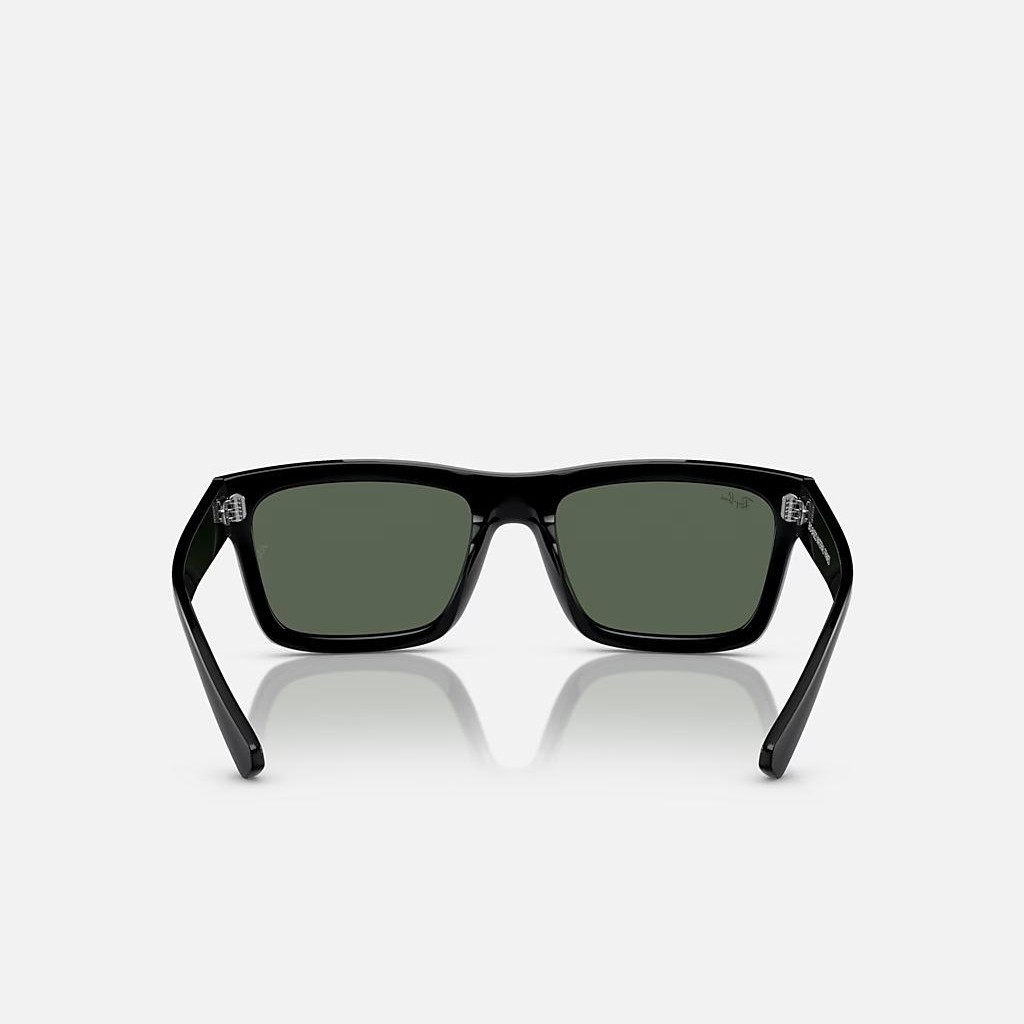 Kính Ray-Ban Warren Bio-Based Đen Xanh Lá