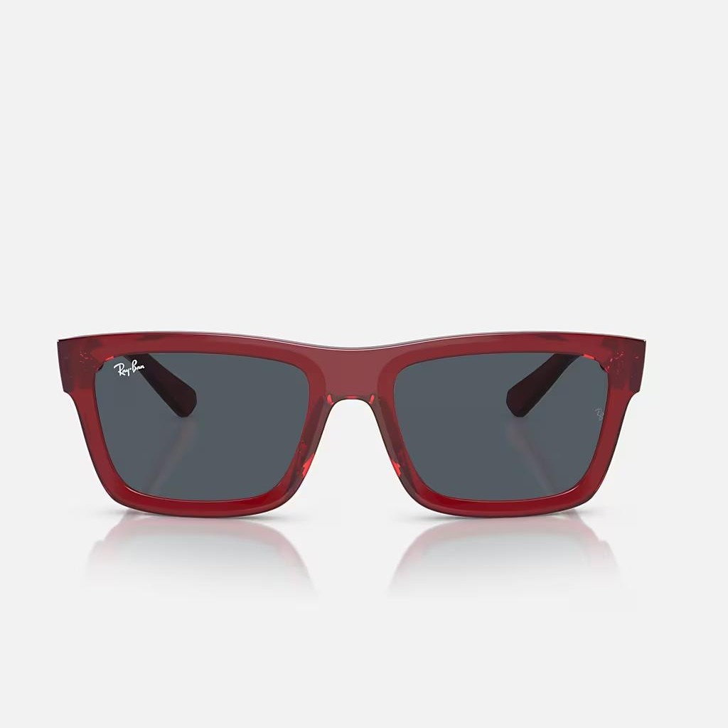 Kính Ray-Ban Warren Bio-Based Đỏ Xám  