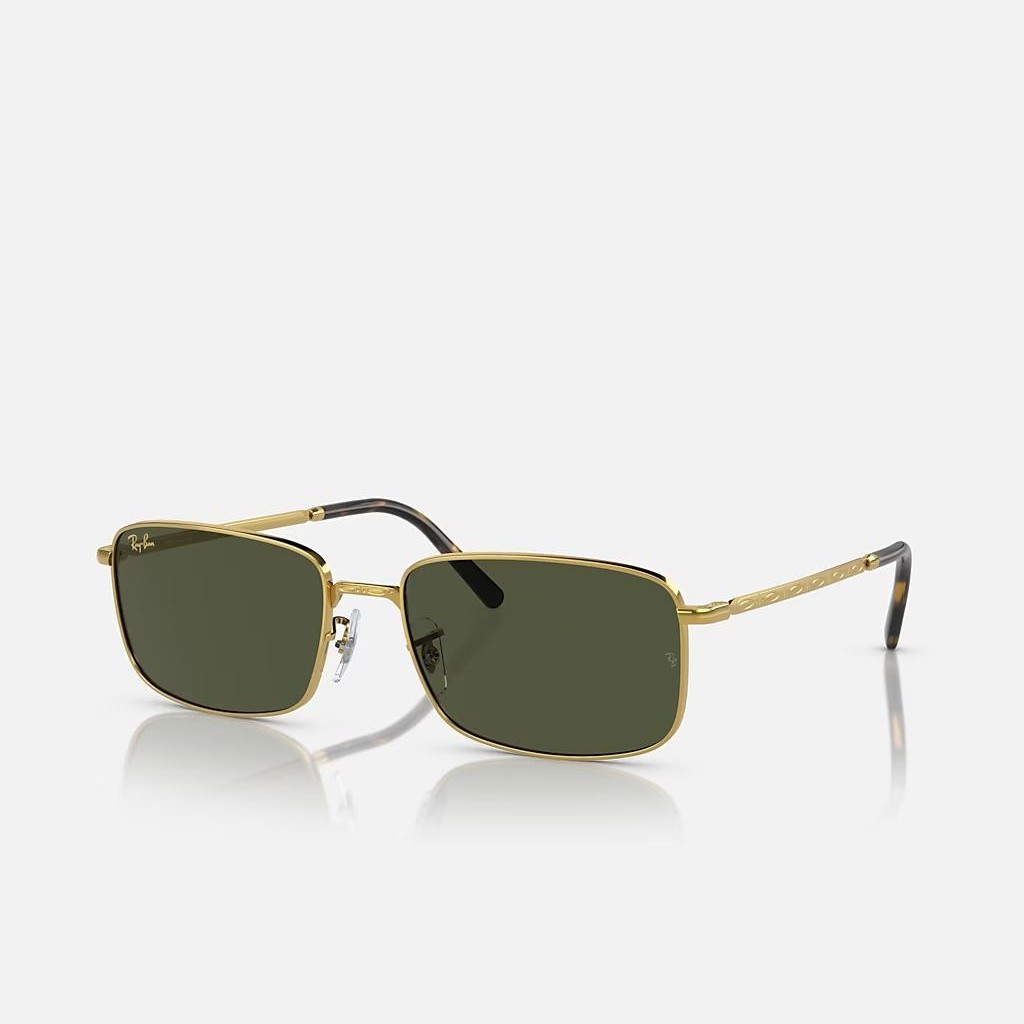 Kính Ray-Ban Rb3717 Vàng Xanh Lá