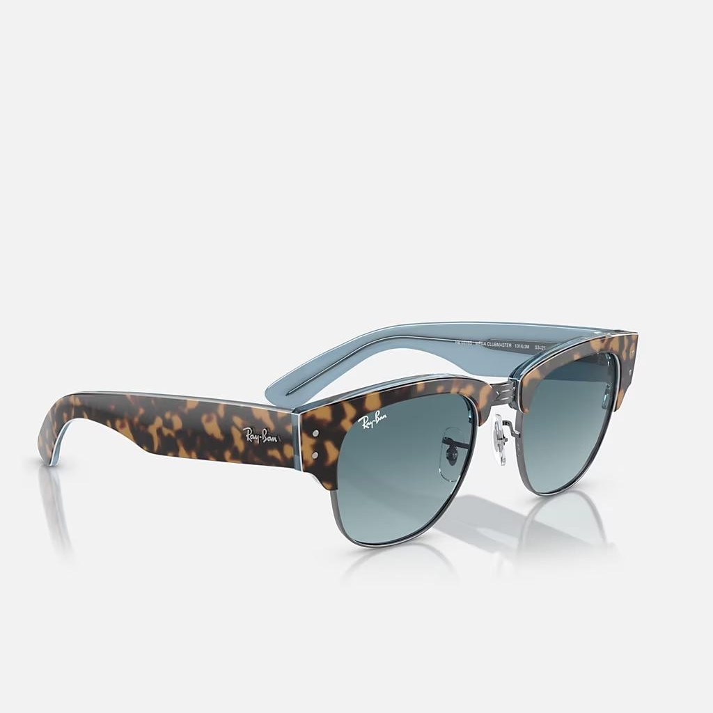 Kính Ray-Ban Mega Clubmaster Nâu Xanh Dương