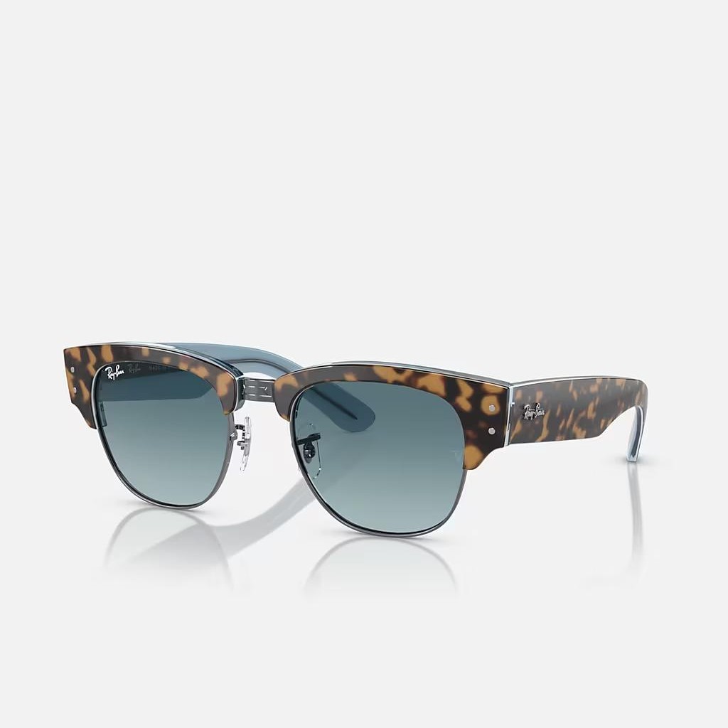 Kính Ray-Ban Mega Clubmaster Nâu Xanh Dương