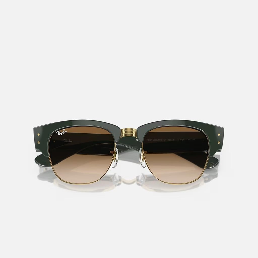 Kính Ray-Ban Mega Clubmaster Xanh Lá Nâu