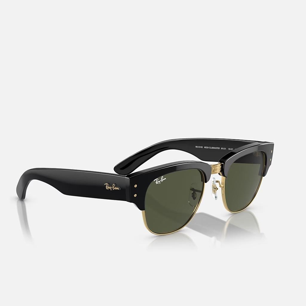 Kính Ray-Ban Mega Clubmaster Đen Xanh Lá