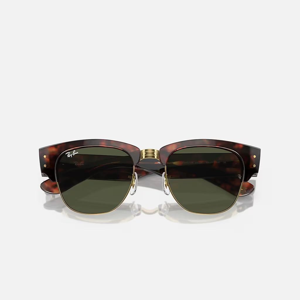 Kính Ray-Ban Mega Clubmaster Nâu Xanh Lá