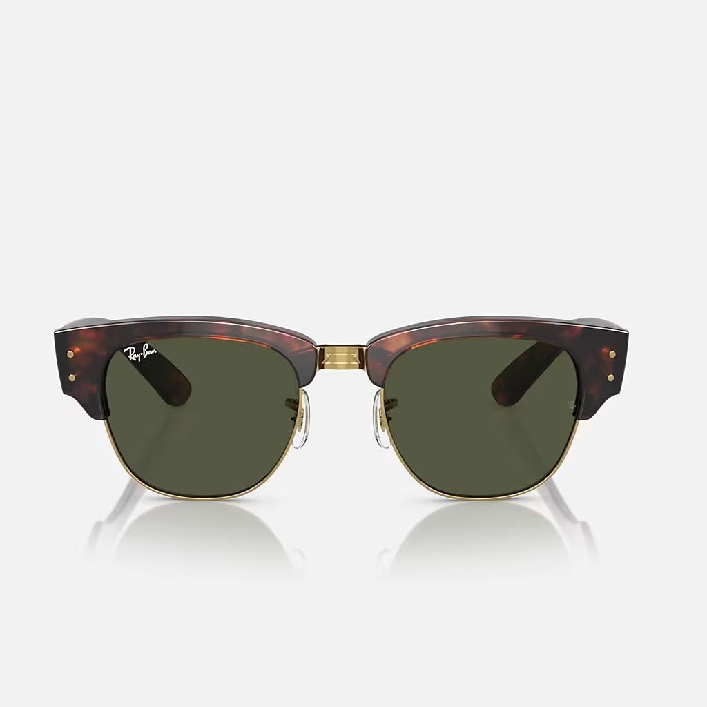 Kính Ray-Ban Mega Clubmaster Nâu Xanh Lá