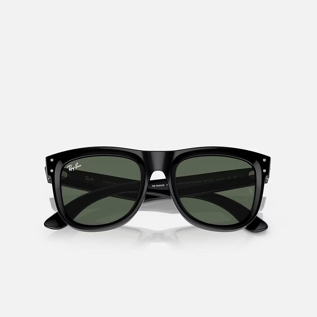 Kính Ray-Ban Wayfarer Reverse Đen Xanh Lá