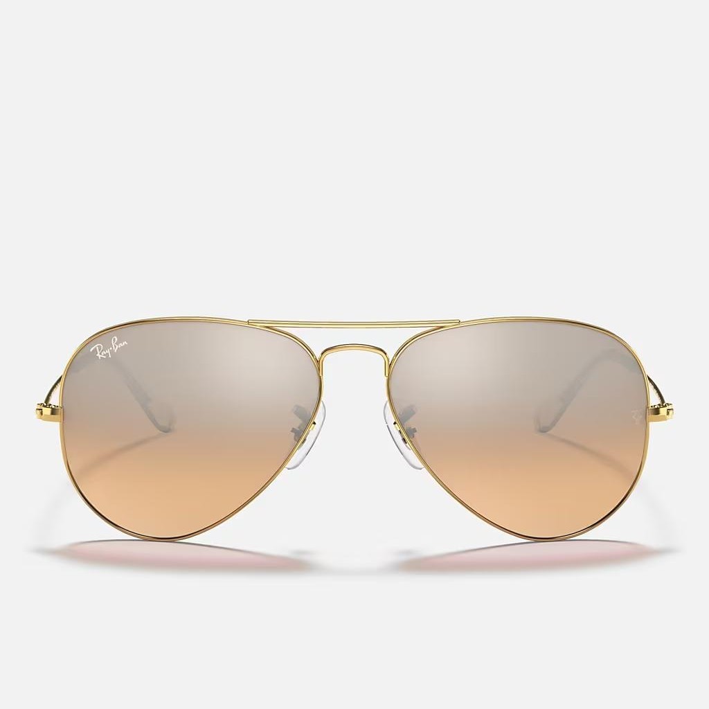 Kính Ray-Ban Aviator Gradient Vàng Bạc Hồng