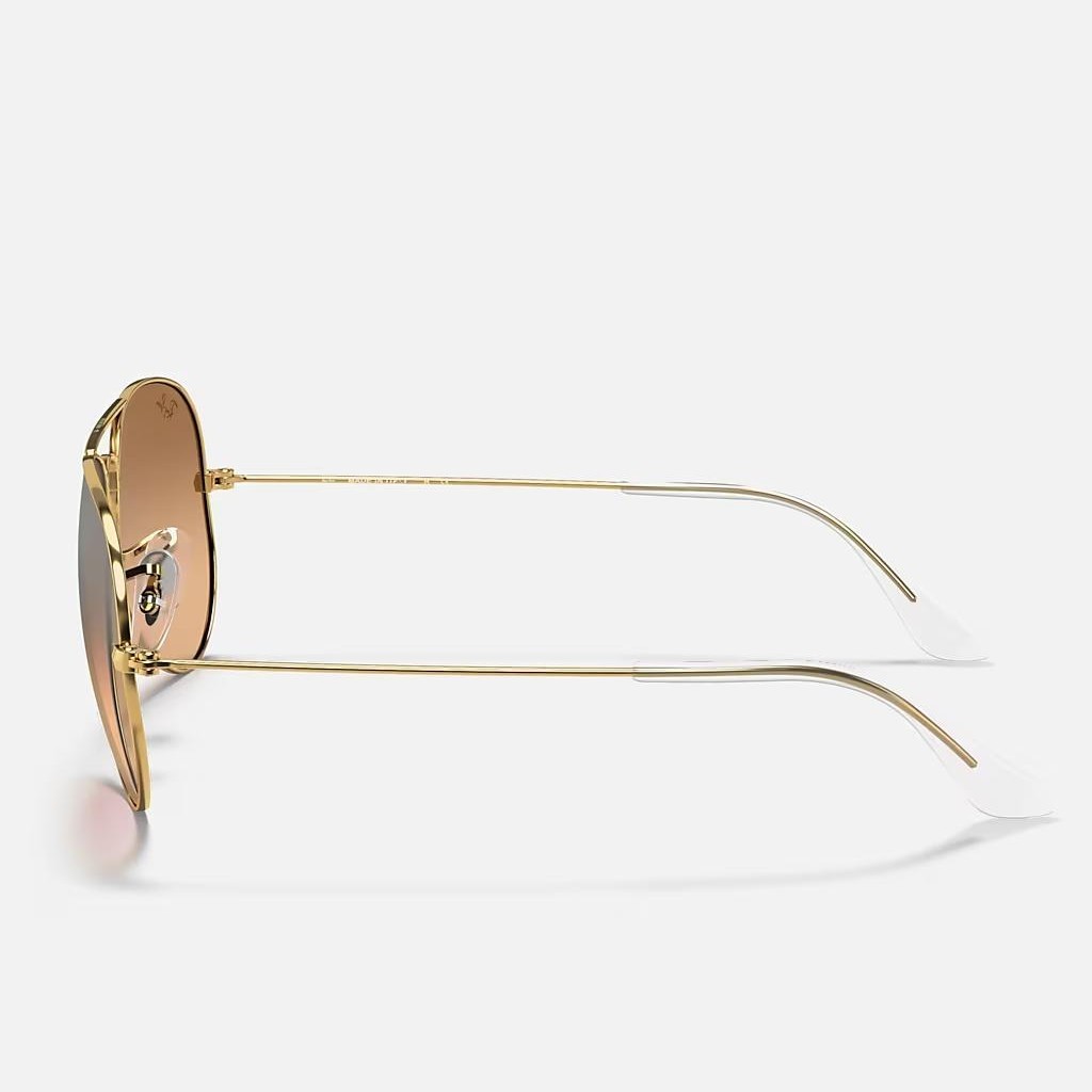 Kính Ray-Ban Aviator Gradient Vàng Bạc Hồng