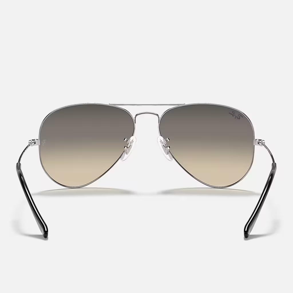 Kính Ray-Ban Aviator Gradient Bạc Xám