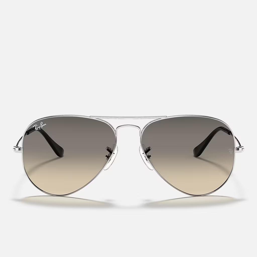 Kính Ray-Ban Aviator Gradient Bạc Xám