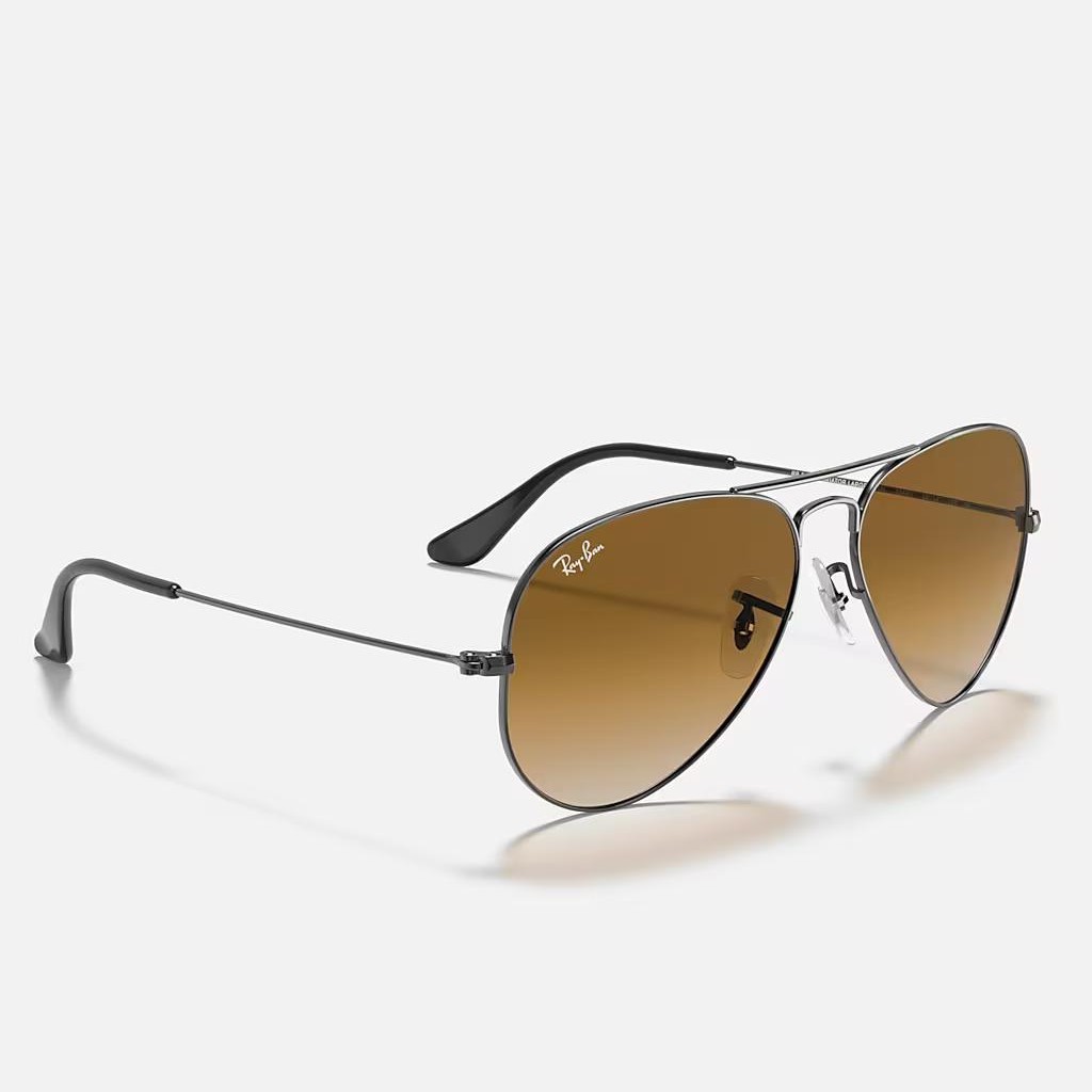 Kính Ray-Ban Aviator Gradient Xám Nâu