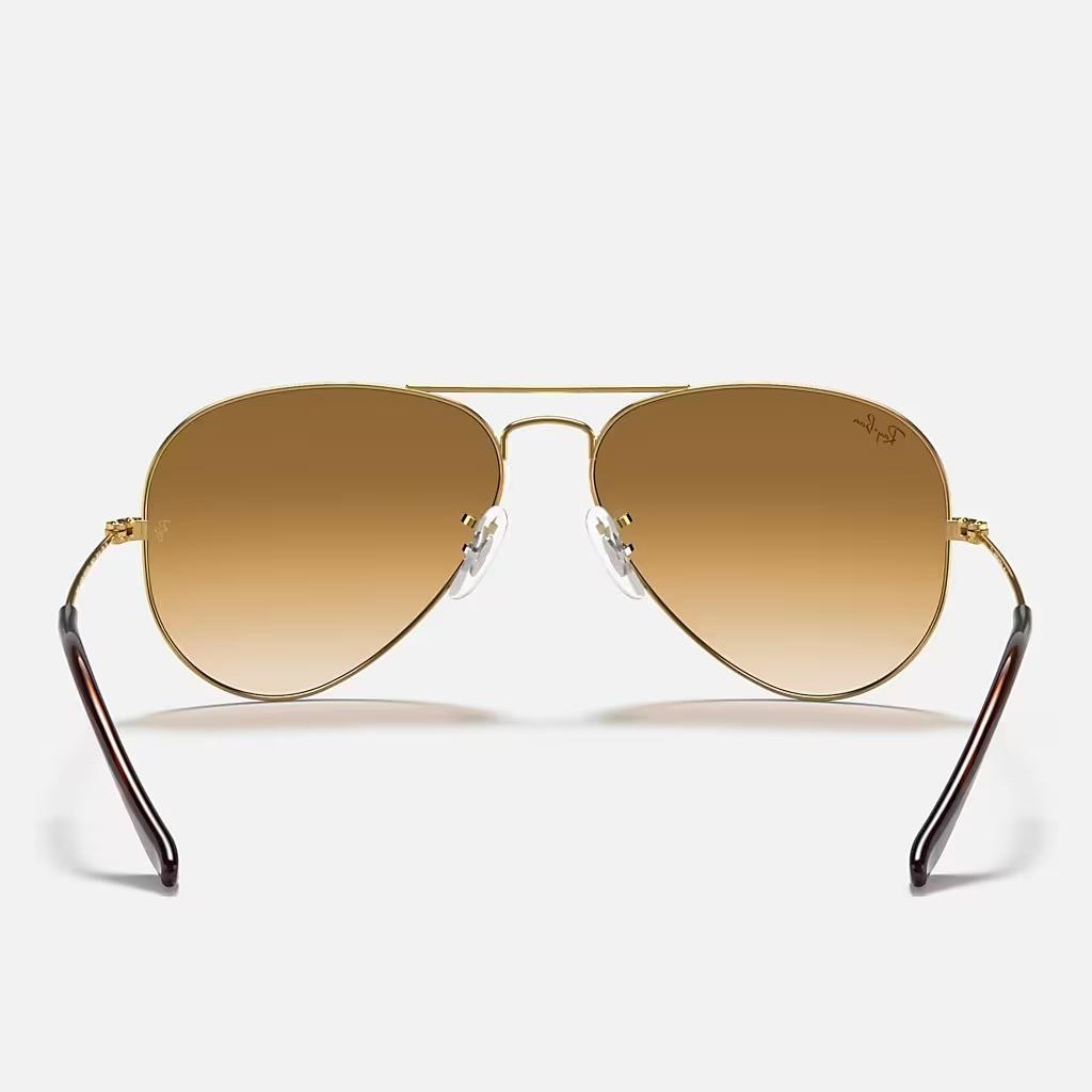 Kính Ray-Ban Aviator Gradient Vàng Nâu Sáng