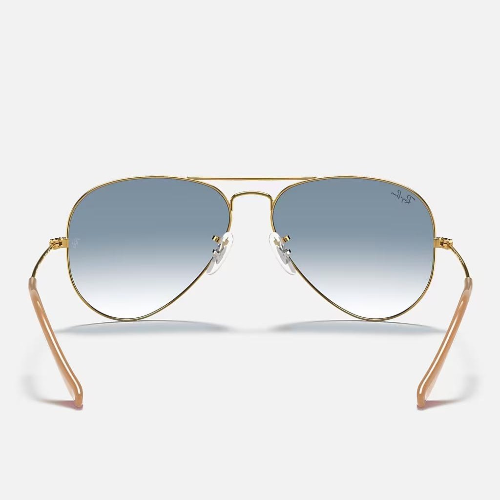 Kính Ray-Ban Aviator Gradient Vàng Xanh Dương Sáng