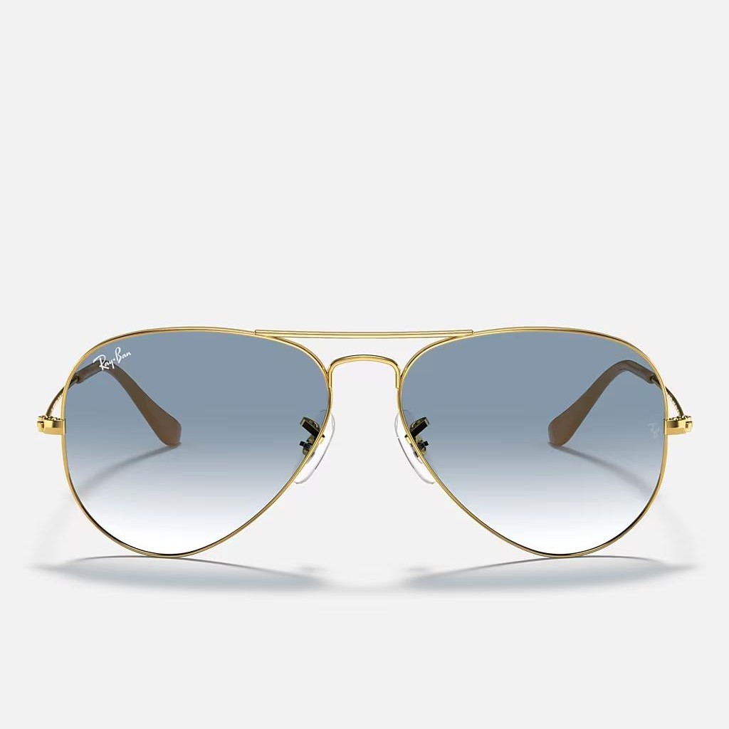 Kính Ray-Ban Aviator Gradient Vàng Xanh Dương Sáng