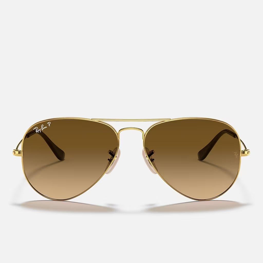 Kính Ray-Ban Aviator Gradient Vàng Nâu