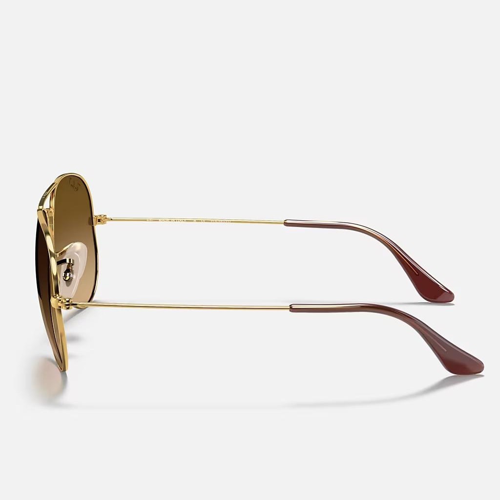 Kính Ray-Ban Aviator Gradient Vàng Nâu