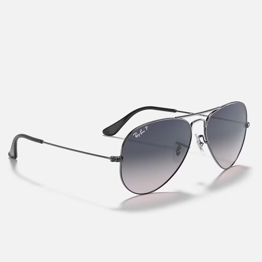 Kính Ray-Ban Aviator Gradient Xám Xanh Dương